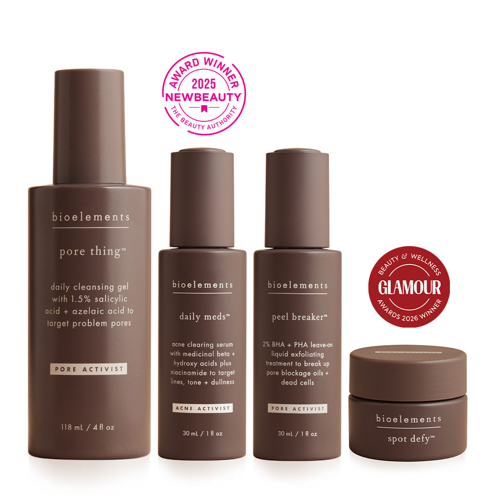 4-step complete set: acne prone skin